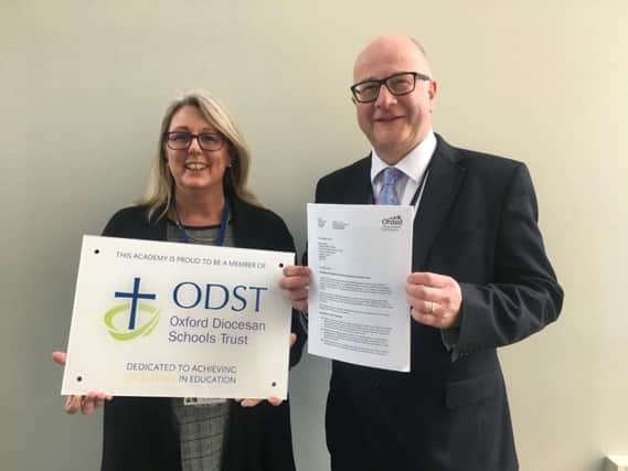 ODST CEO Anna Davey and deputy Ian Elkington