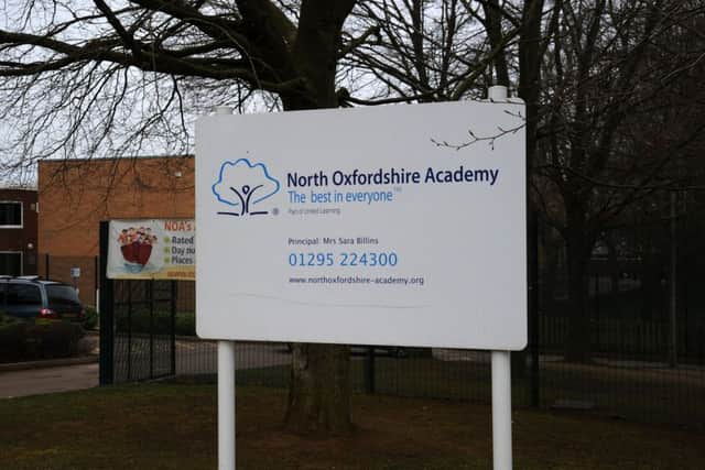 North Oxfordshire Academy where two pupils failed to attend regularly and their parents have been prosecuted