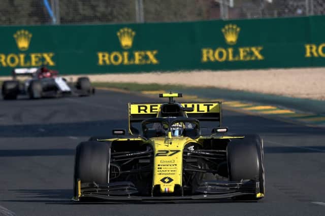 Nico Hulkenberg on his way to seventh place in Sunday's
Australian Grand Prix