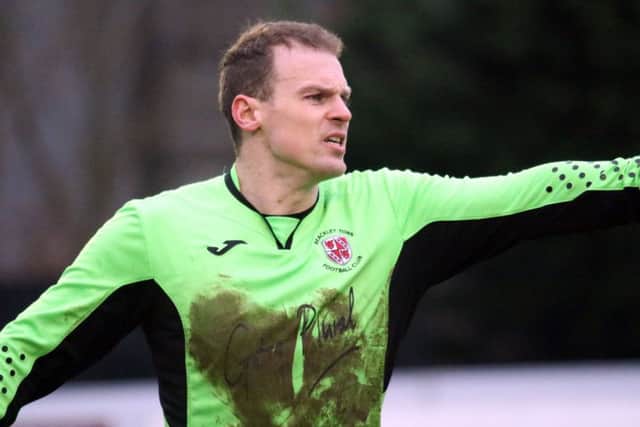Brackley Town keeper Danny Lewis kept a clean sheet at Southport