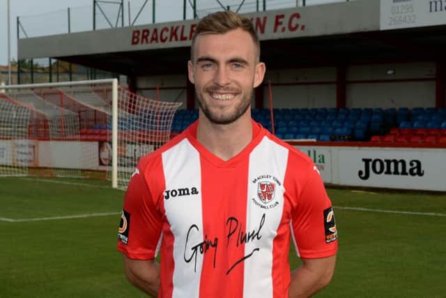 Shane Byrne bagged his tenth goal of the season for Brackley Town