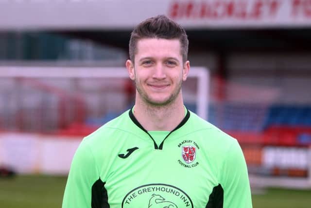 Brackley Town Saints keeper Ali Worby kept a clean sheet at Wantage Town