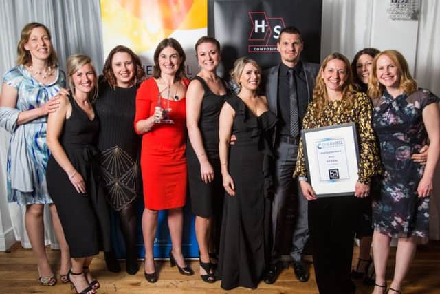 9-2-3 Jobs celebrate at the Cherwell Business Awards 2019 (courtesy Vine House Studios)