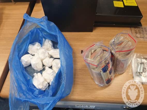 Drugs seized during the raids in Coventry linked to county lines supply in north Oxfordshire. Photo: West Midlands Police