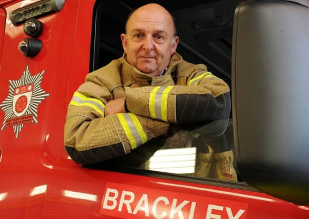 Firefighter Graham Ayres BEM, from Brackley. NNL-191106-141754009