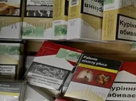Illegal and fake cigarettes were seized