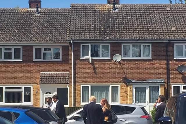 Boris Johnson visited Bicester today