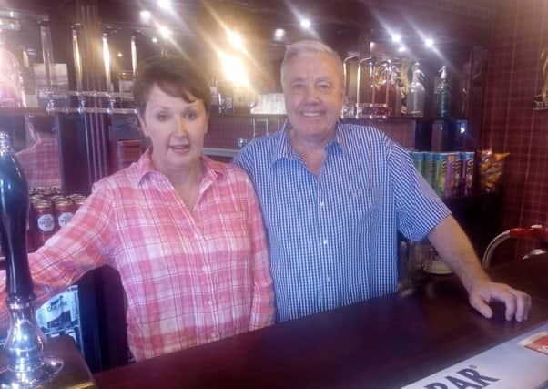 Debbe Perry and Jim Broomfield from the Rose and Crown in Chipping Warden NNL-190729-151307001