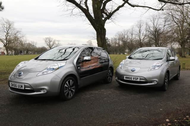 Co-op's Eco Hearse has been adapted from a Nissan Leaf
