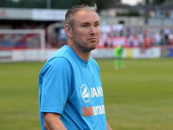 Brackley Town boss Kevin Wikin saw his side produce a record-breaking victory