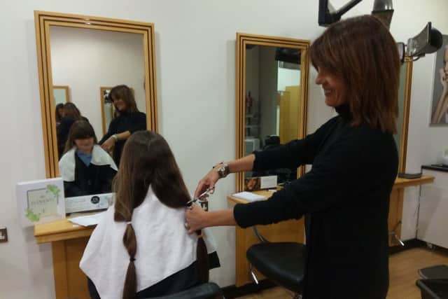 Regis salon hairdresser Miriam Montero cuts Ava Russell's hair NNL-190930-165036001