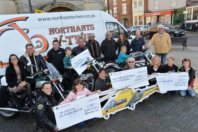 Brackley Festival of Motorcycling cheque handover
