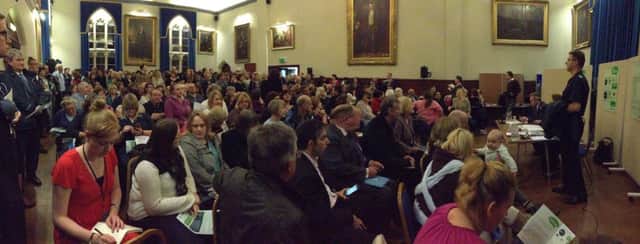 Oxfordshire County Council's Cherwell meeting was packed