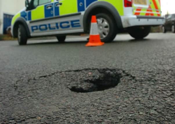 Police closed off a section of Banbury Road, Brackley, over 'sinkhole' concerns