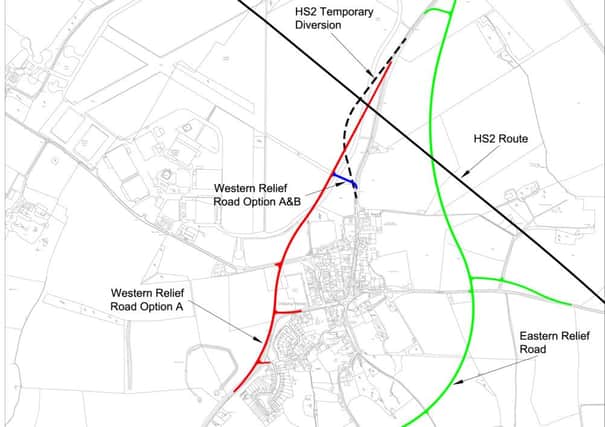 Routes for the Chipping Warden bypass