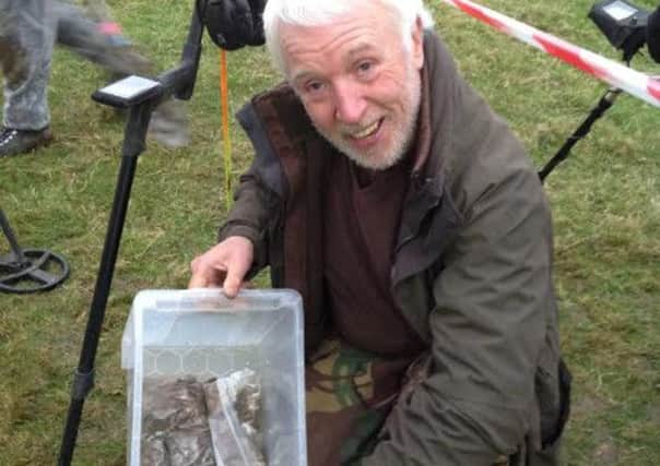 Paul Coleman found the coins on an annual Christmas dig on December 21