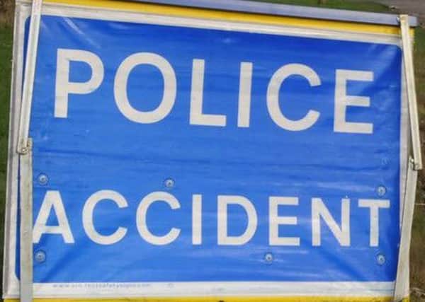 The A43 was closed for several hours after the three-vehicle crash