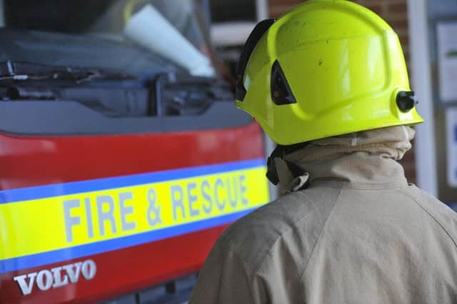 Firefighters from Banbury and Deddington were called to an electric heater fire in Banbury on Saturday.