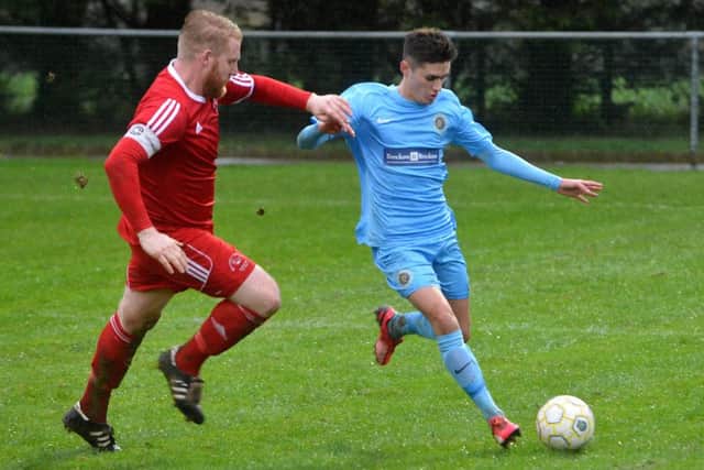Reece Bayliss played a big part in Ardley United's victory at Tuffley Rovers