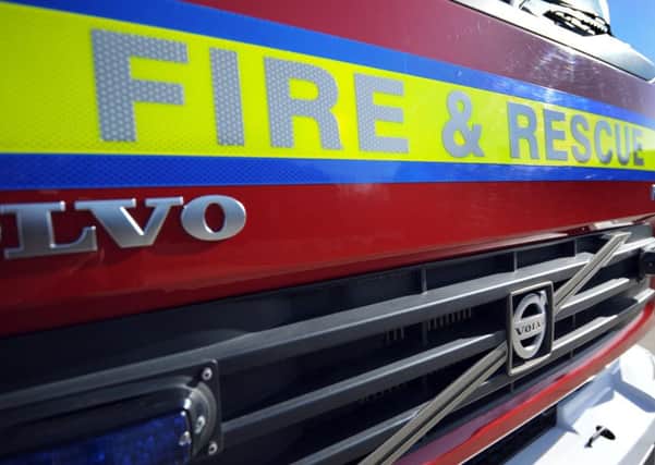 Firefighters from Banbury helped an elderly couple to safety in Cropredy yesterday (Wednesday).