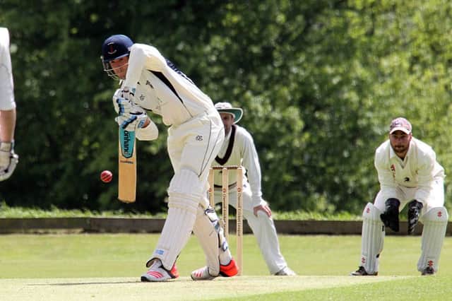 Chris Thompson helped Sandford St Martin to victory against Great & Little Tew