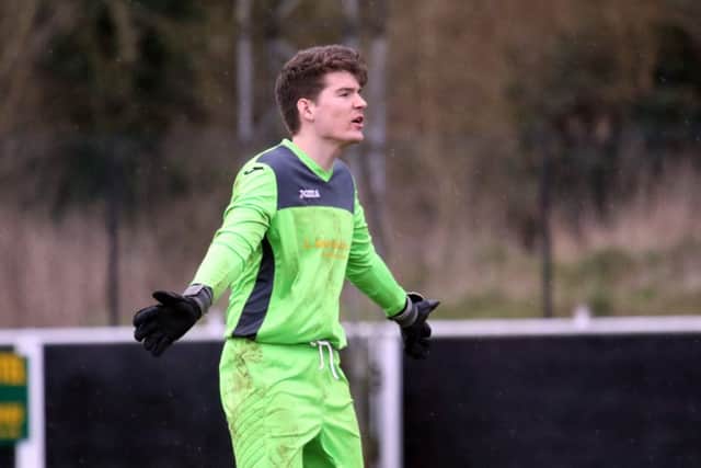 Banbury United keeper Jack Harding kept another clean sheet at Wantage Town