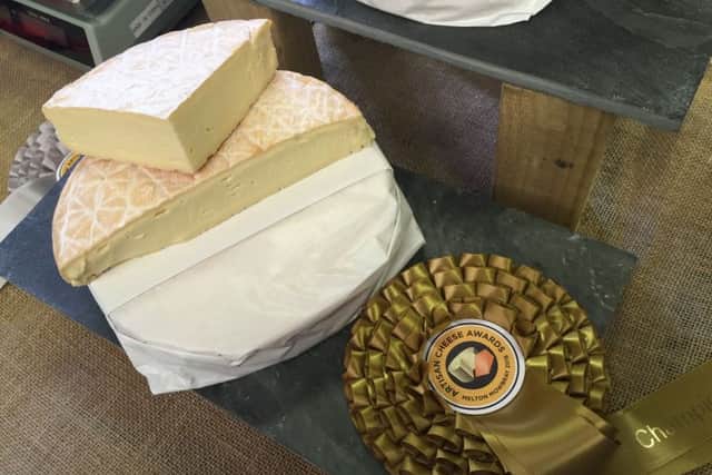 King Stone cheese with the Artisan Cheese Champion rosette