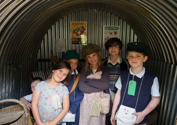 William Morris Primary School children find out about wartime life at Upton
