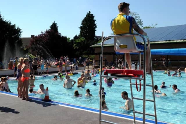 Banbury Open Air Pool provided a refreshing dip for 470 bathers on Tuesday