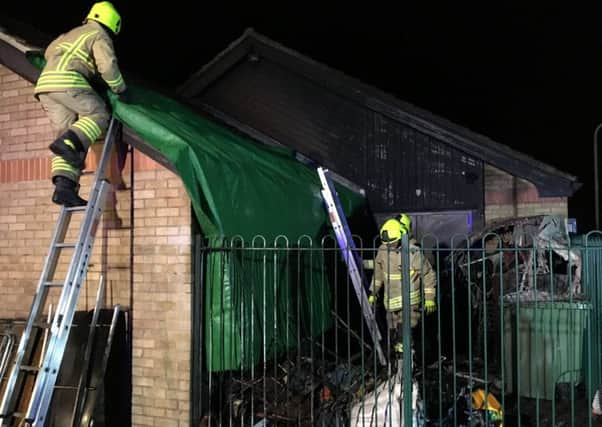 There was a suspected arson attack in an outside storage area near West Bicester Community Centre at 11.18pm on July 27. NNL-160727-091938001
