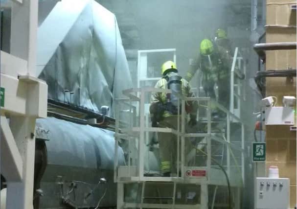 There was a fire in a food processing machine at Newly Wed Foods, on Lombard Way, in Banbury. NNL-160908-093039001