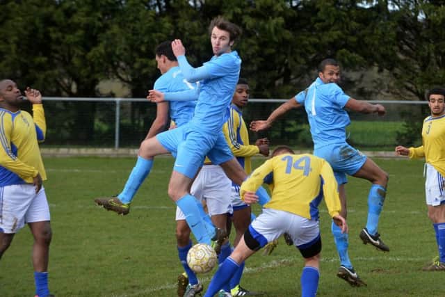 Bradley Cox was on target for Ardley United in the FA Vase