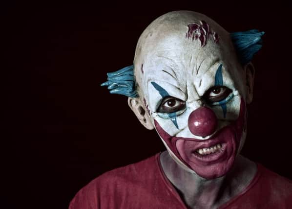Police warning as killer clown craze hits UK. Photo: Shutterstock.