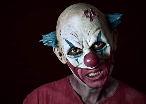 Police warning as Â‘killer clownÂ’ craze hits UK. Photo: Shutterstock.