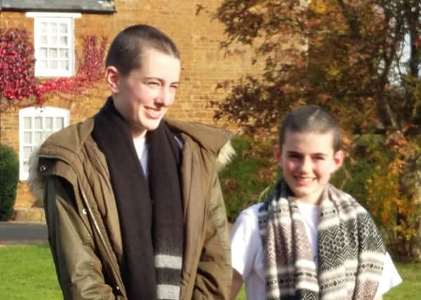 Sisters Megan and Natlie Kyte who had the big chop for charity, then donated their hair to The Little Princess Trust