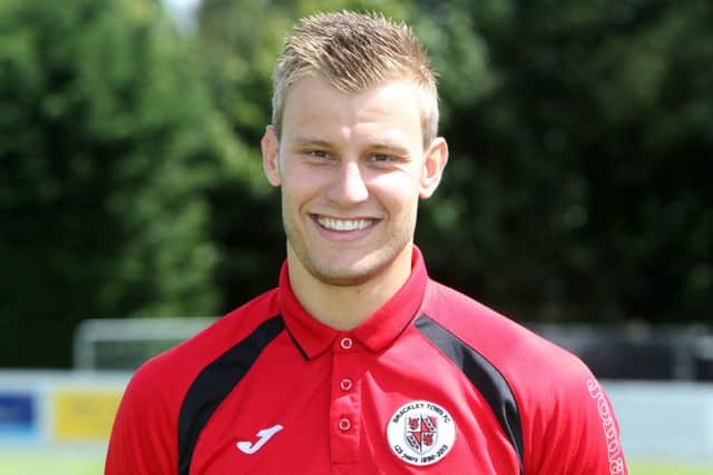Brackley Town keeper Laurie Walker was in top form at Boston