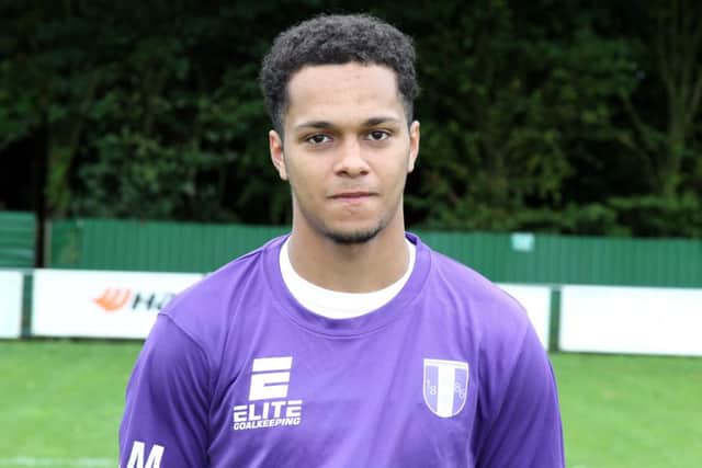 Elliot Lamb-Johnson bagged a brace for Daventry Town