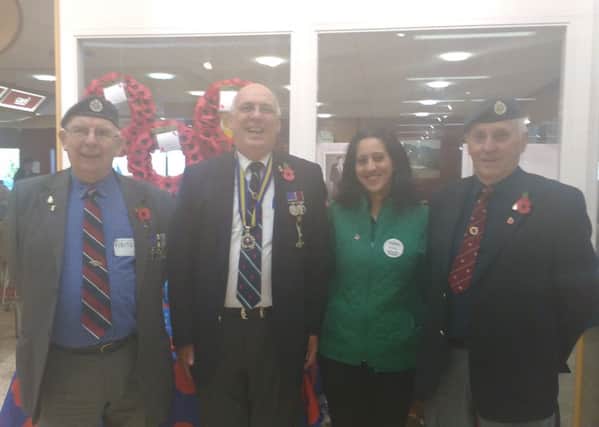 Poppy Appeal collectors at Morrisons Banbury