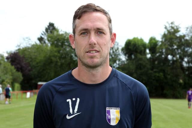 Daventry Town player-manager Arron Parkinson