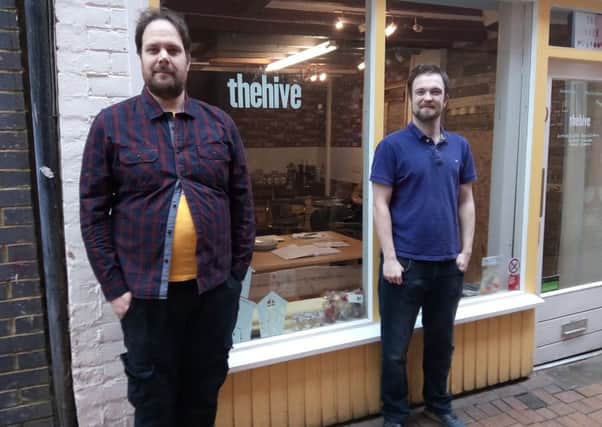 Jake Ellement and Luke Cheetham open thehive in Banbury NNL-160612-150933001