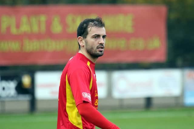 Banbury United's Mark Bell came off the bench to bag the late winner