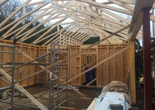 Phase 1 of the Shutford village hall build is reaching completion NNL-171201-133801001