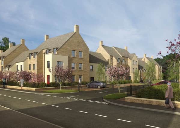 An artist's impression of the planned retirement homes on the former Parker Knoll site, in Chipping Norton. NNL-170119-113230001