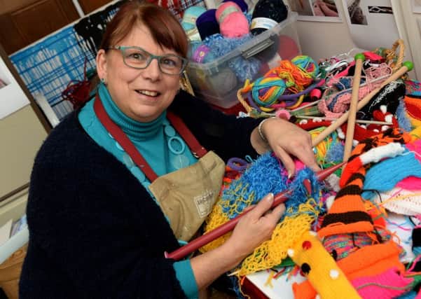 Susie Wightman, from Sibford Gower is calling on knitters to 'yarn bomb' for Oxfordshire Art Weeks. NNL-170214-130305009