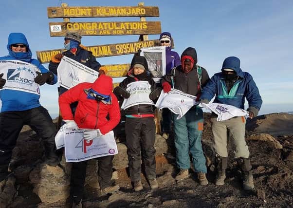 Sarka Naivertova climbed Mt Kilimanjaro in Tanzania to raise money for Banbury Young Homelessness Project. NNL-170213-163252001