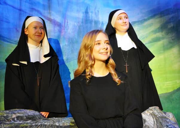 Livvy, Lydia and Beth in The Sound of Music
