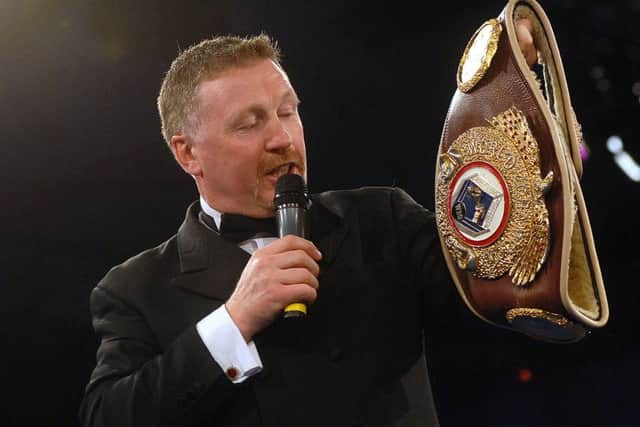 Steve Collins, former middleweight and super middle weight boxing champion