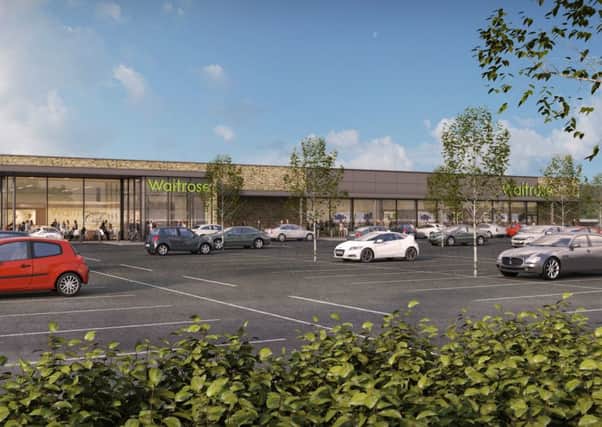 An artist's impression of the new Waitrose store on Southam Road, Banbury. NNL-150403-125743001
