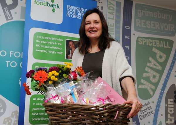 Sarah Williams, of Banbury Food Bank, is asking for Mothers Day toiletries donations. NNL-170314-144005009