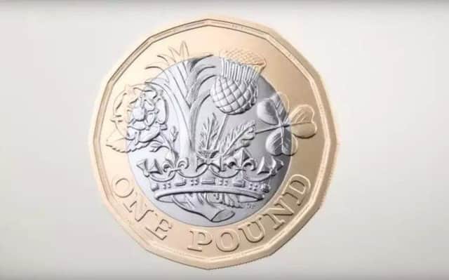 Minted: the new design incorporates the English rose, the Welsh leek, the Scottish thistle and the Northern Irish shamrock (Photo: Royal Mint)